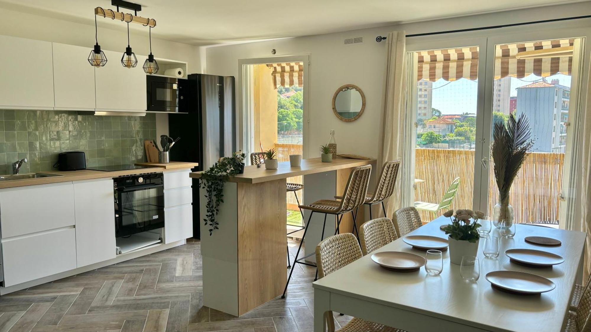Modern & Cosy 3 Bedrooms Train Tramway Niza Exterior foto